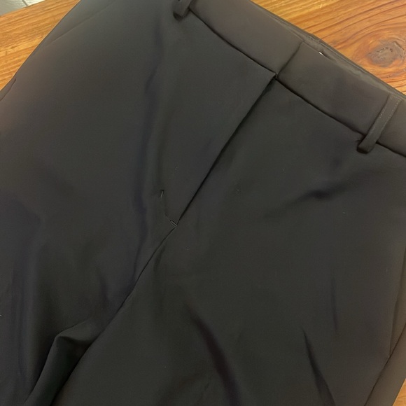 Express Editor Straight Super High-Rise black ankle pant - Picture 3 of 11